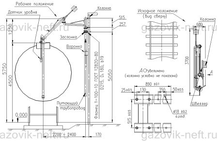 Монтажная схема УНЖ6&ndash;100АС&ndash;01